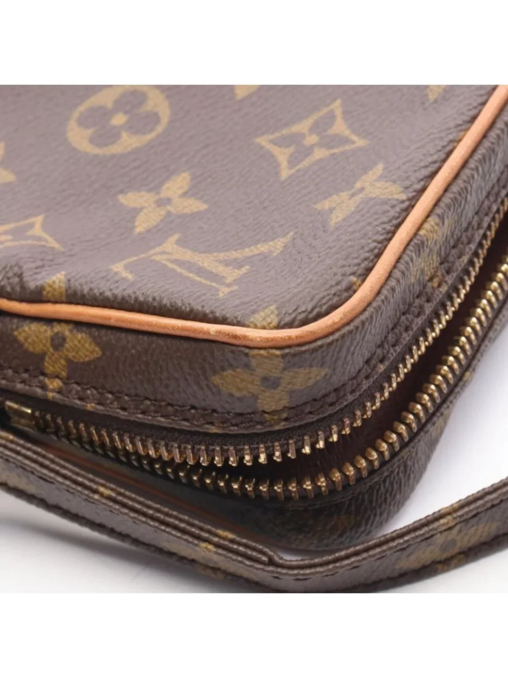 Louis Vuitton Viton Shoulder Bag Mini Danube Monogram Canvas Leather